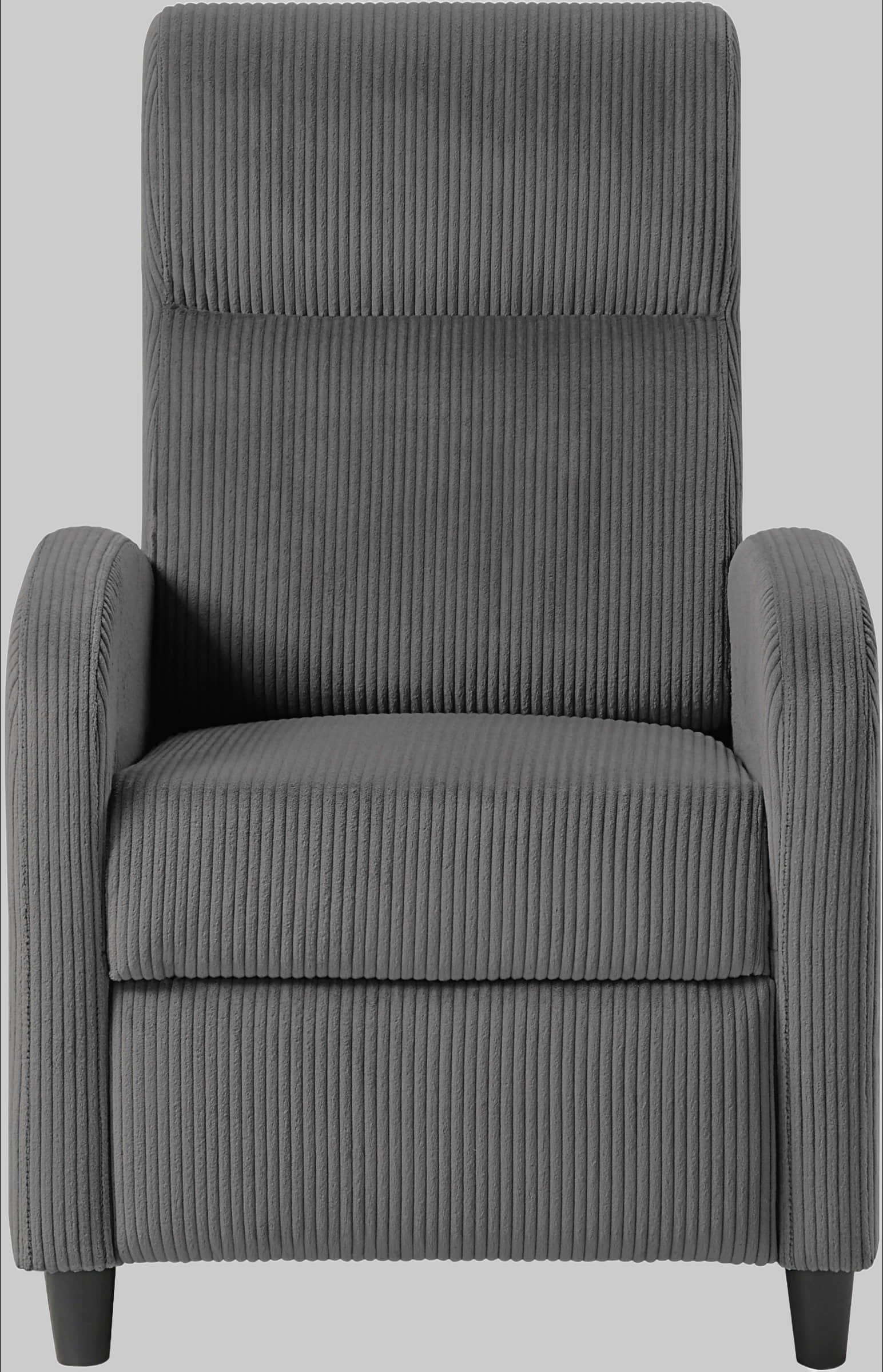 ATLANTIC home collection Relaxsessel 'Tom' mit elektrischer Relaxfunktion & Seitentasche | Ergonomischer TV-Sessel in Premium-Qualität Grau ATLANTIC home collection Sessel