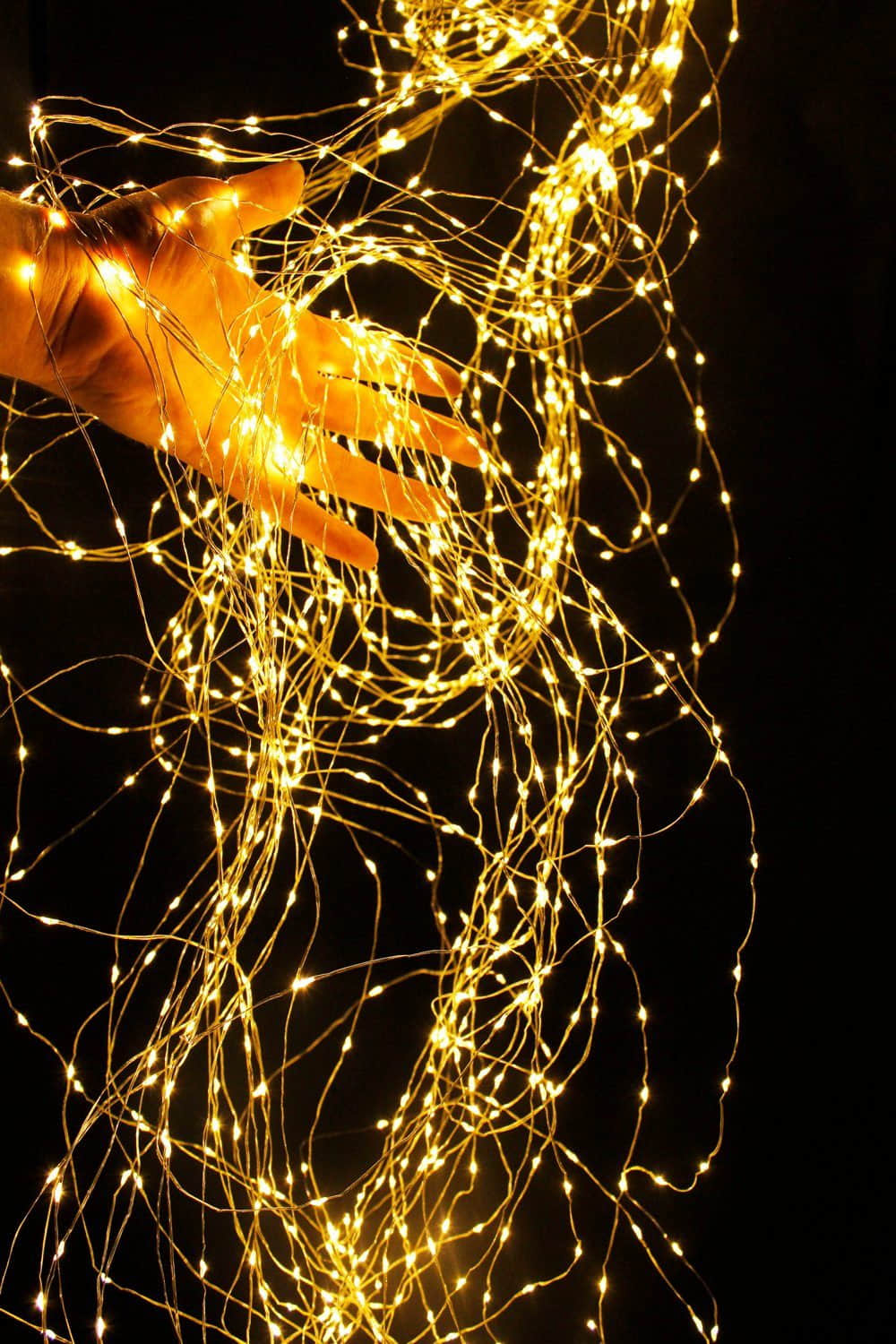 Arnusa Arnusa XXL 1440-LED Warm White Fairy Light Bundle - 45 Flexible Strands Christmas Lighting for Indoor/Outdoor Decor Lampen