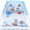 BabyLux BabyLux Nestchen AIR 3D Breathable Baby Cot Bumper - 210x30cm - Premium Mesh Protection for Cribs & Playpens - White 53. Eule B Kinderzimmer
