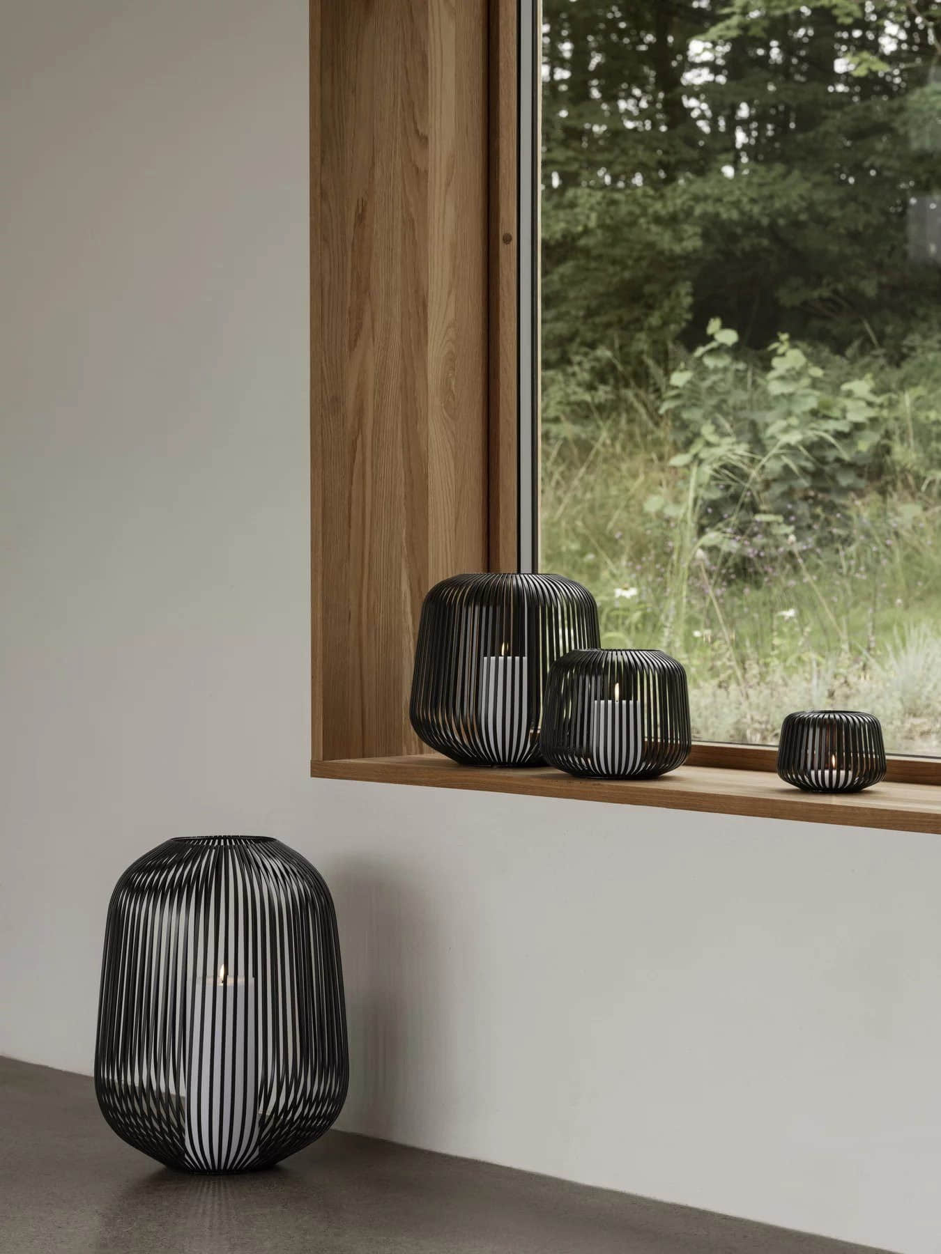 Blomus LITO Laterne XS – Windlicht & Kerzenhalter aus Stahl (17 cm, Nomad) | Flöz Design | Pulverbeschichtet für Innenräume Black Dekoration blomus
