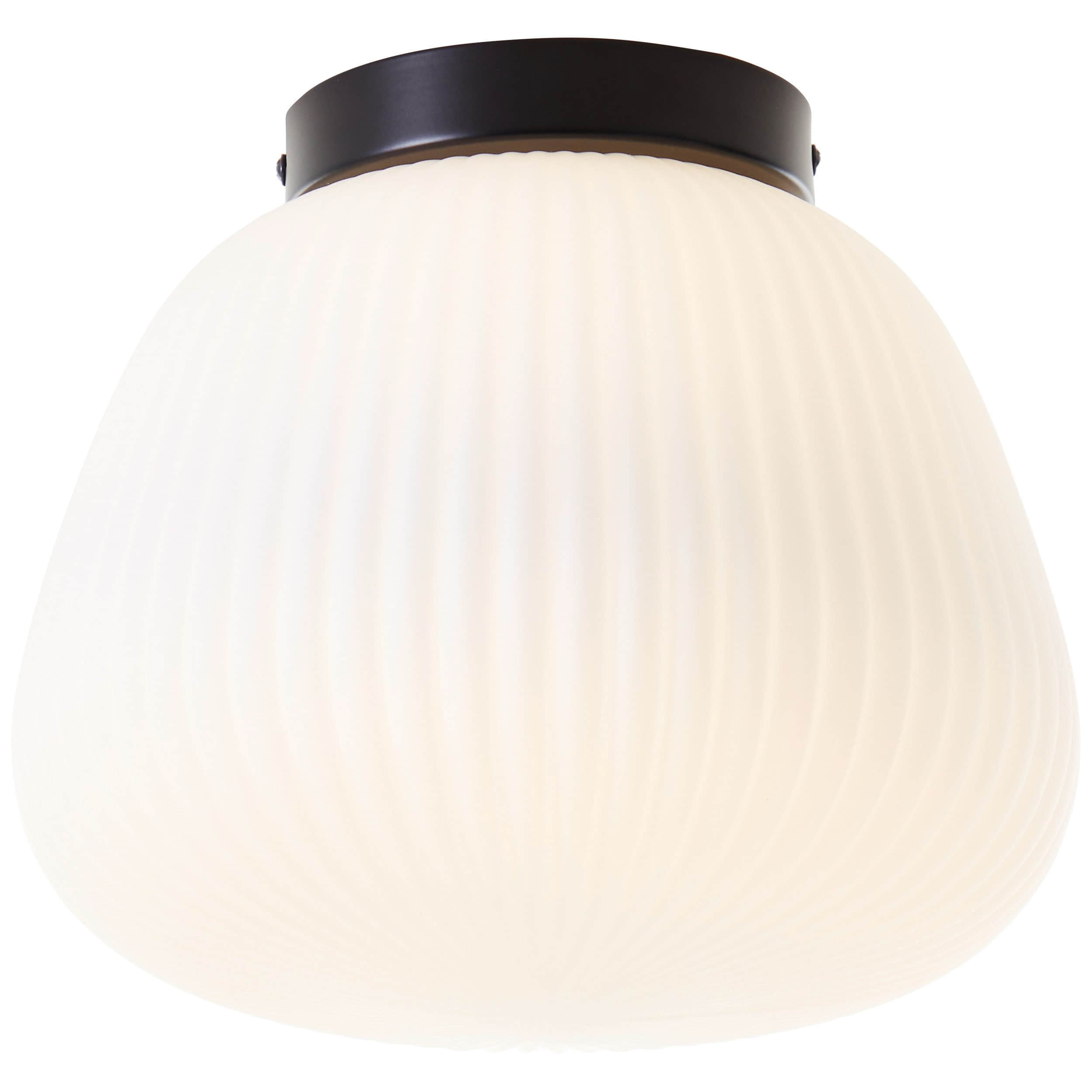 Brilliant Lampen Brilliant Deckenleuchte »Kaizen« – 1 flammig, E27, 22 x 25 cm, Riffelglas/Metall in Weiß/Schwarz | BAUR, OTTO, Quelle, UNIVERSAL