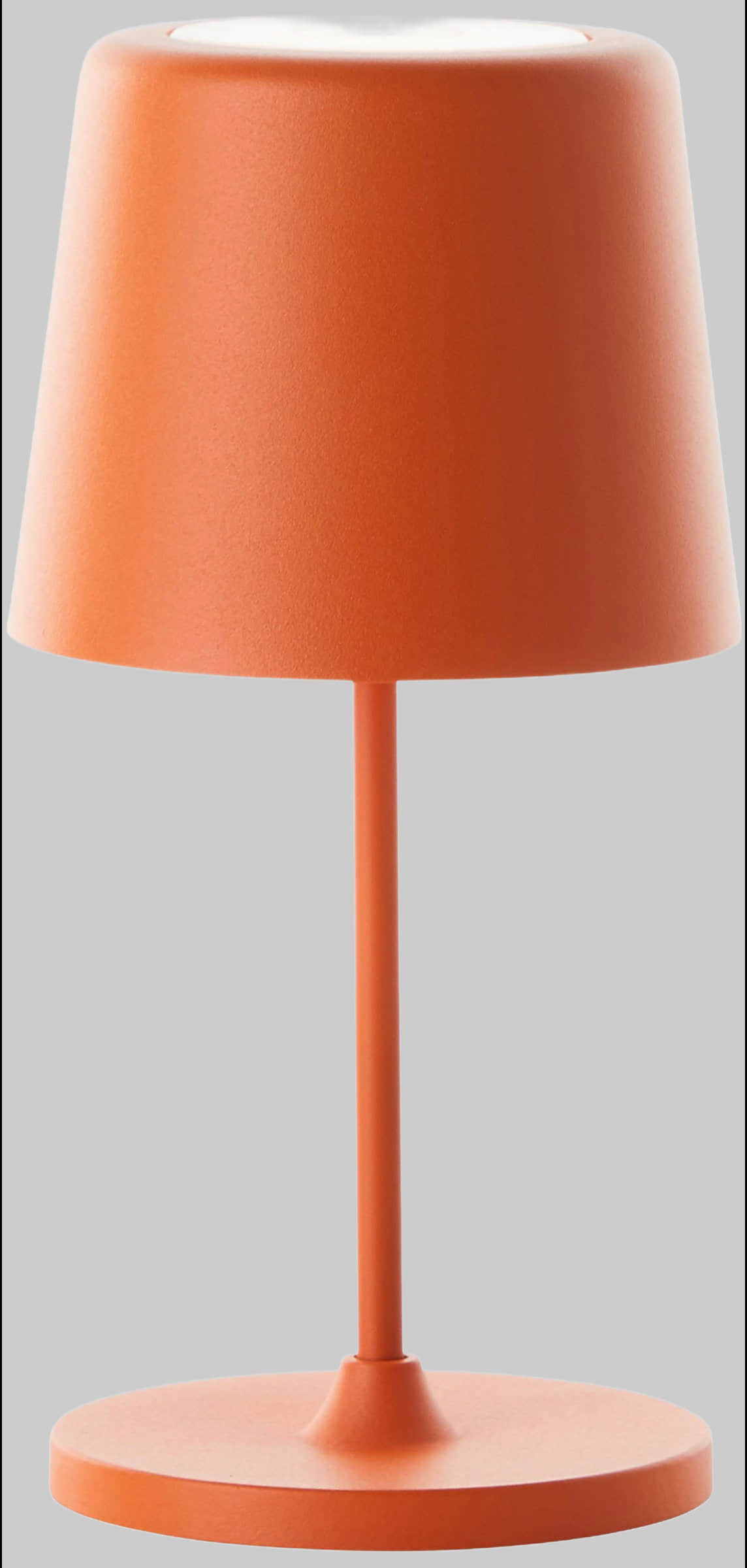 Brilliant Kaami LED Außen-Tischleuchte 2er-Set | 37cm Pilzdesign | 310 Lumen Warmweiß | Touch-Dimmer 3-Stufen | USB-Akku 20h | IP44 Wetterfest | Ideal für Garten, Balkon & Terrasse orange Brilliant Lampen