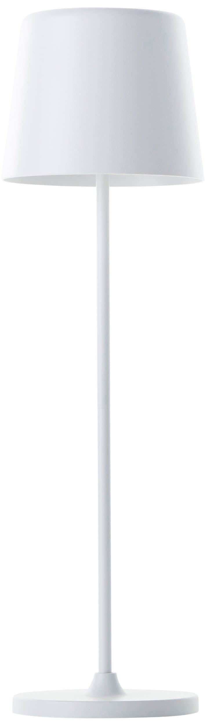 Brilliant Brilliant Kaami LED Außen-Tischleuchte 2er-Set | 37cm Pilzdesign | 310 Lumen Warmweiß | Touch-Dimmer 3-Stufen | USB-Akku 20h | IP44 Wetterfest | Ideal für Garten, Balkon & Terrasse weiß matt Lampen