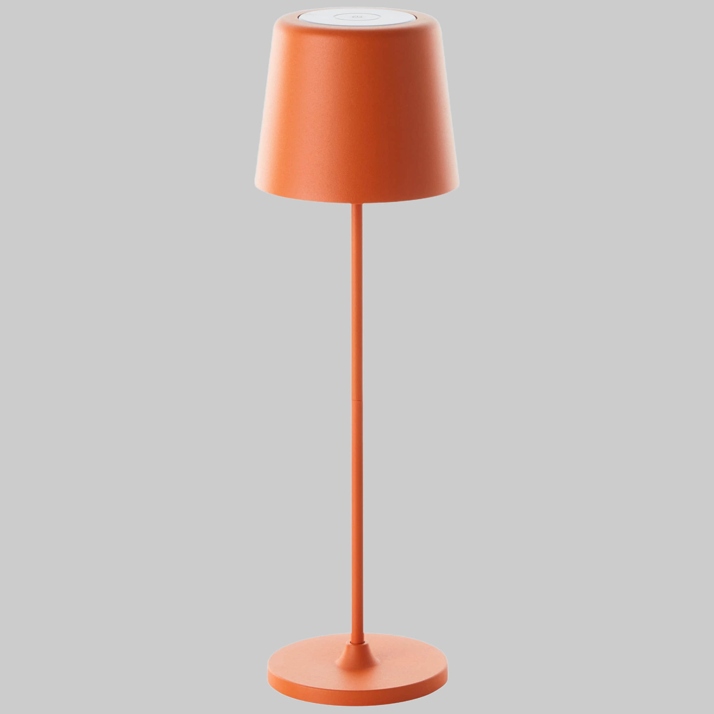 Brilliant Kaami LED Außentischleuchte 37cm | 310 lm Touchdimmer + USB-Akku | IP44 wetterfest | Warmweiß 3000K | Innen/Außen orange matt Brilliant Lampen