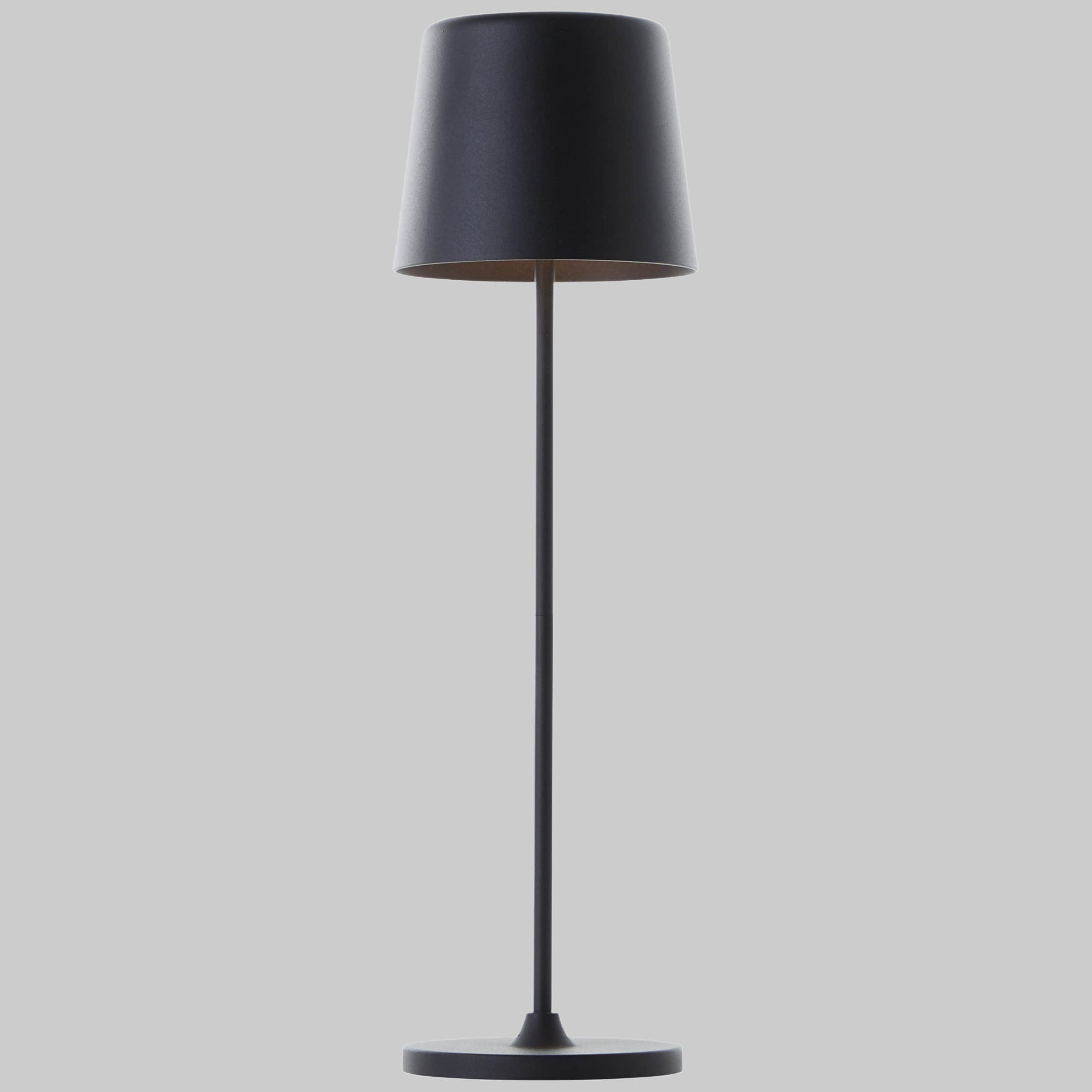 Lampen Brilliant Brilliant Kaami LED Außentischleuchte 37cm | 310 lm Touchdimmer + USB-Akku | IP44 wetterfest | Warmweiß 3000K | Innen/Außen schwarz matt