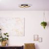 Lampen Brilliant Brilliant Woodbridge LED Ceiling Light - 70x35cm Modern Wood & Metal Design - 32W Integrated LED (3100lm, 3000K Warm White) - Ideal for Kitchen, Living Room & Bedroom Lighting