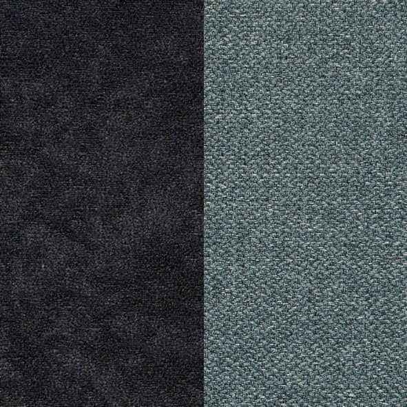 COLLECTION AB COLLECTION AB Ecksofa »John L-Form« mit Bettfunktion (200x140 cm), Bettkasten & Regalarmlehne – wählbare Ottomane, FSC®-Holz, Grau-Schwarz schwarz/gr Sofas