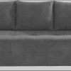 COLLECTION AB Sofas COLLECTION AB Schlafsofa Bella | Federkern mit Bettfunktion & Bettkasten | Inkl. Zierkissen | Modernes 3-in-1 Design anthrazit