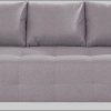 COLLECTION AB Sofas COLLECTION AB Schlafsofa Bella | Federkern mit Bettfunktion & Bettkasten | Inkl. Zierkissen | Modernes 3-in-1 Design hellgrau