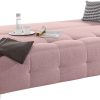 COLLECTION AB Sofas COLLECTION AB Schlafsofa Bella | Federkern mit Bettfunktion & Bettkasten | Inkl. Zierkissen | Modernes 3-in-1 Design rose