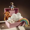 Creative Deco XL Holzkiste mit Deckel – Große Aufbewahrungsbox 40x30x14 cm | Massivholz Erinnerungsbox für Baby, DIY & Deko | Sicher abgerundete Kanten Rosa Aufbewahrung Creative Deco