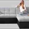DOMO collection DOMO collection Ecksofa »Moric« L-Form 300x172x80 cm – XXL Wohnlandschaft mit Bettfunktion & verstellbaren Armlehnen | Hochwertige Cord Bezüge schwarz/si Sofas