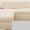 DOMO collection Ecksofa »Moric« L-Form 300x172x80 cm – XXL Wohnlandschaft mit Bettfunktion & verstellbaren Armlehnen | Hochwertige Cord Bezüge creme DOMO collection Sofas