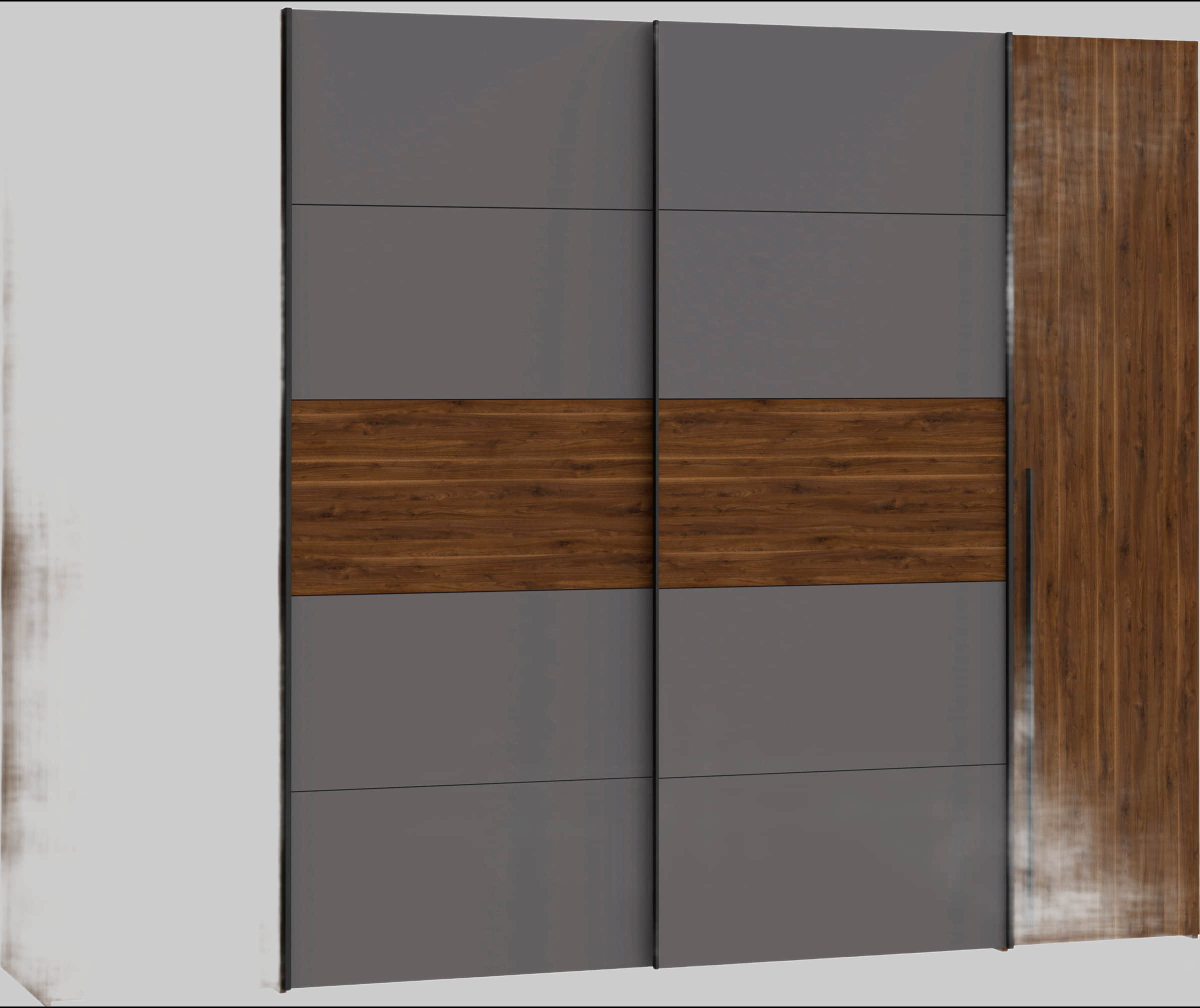 FORTE Dreh-/Schwebetürenschrank Narago | OTTOs Choice TOPSELLER | 270x210x61cm | Weiß (mit Spiegeloption) | Höhenverstellbare Böden | Maximaler Stauraum | Made in Europe Bakersfiel FORTE Kinderzimmer