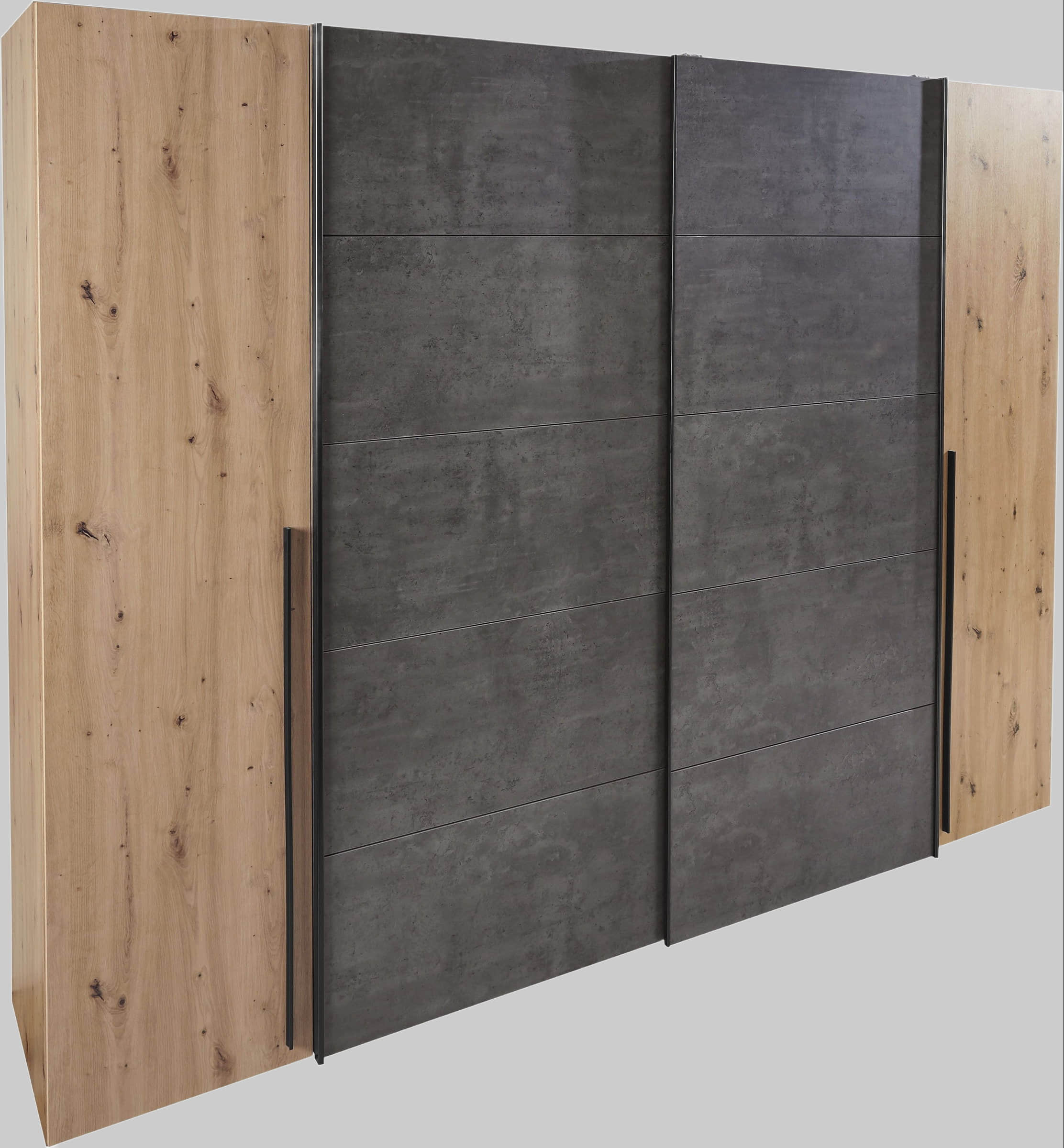 Kinderzimmer FORTE FORTE Dreh-/Schwebetürenschrank Narago | OTTOs Choice TOPSELLER | 270x210x61cm | Weiß (mit Spiegeloption) | Höhenverstellbare Böden | Maximaler Stauraum | Made in Europe Artisan Ei