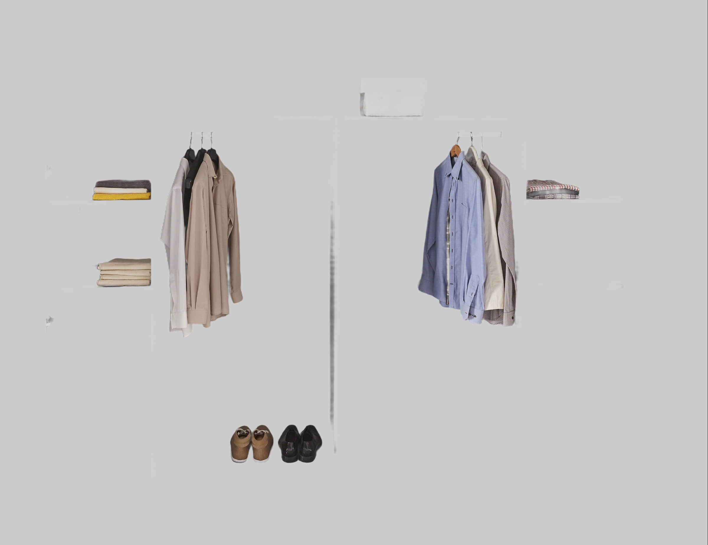 FORTE Dreh-/Schwebetürenschrank Narago | OTTOs Choice TOPSELLER | 270x210x61cm | Weiß (mit Spiegeloption) | Höhenverstellbare Böden | Maximaler Stauraum | Made in Europe Weiß Kinderzimmer FORTE