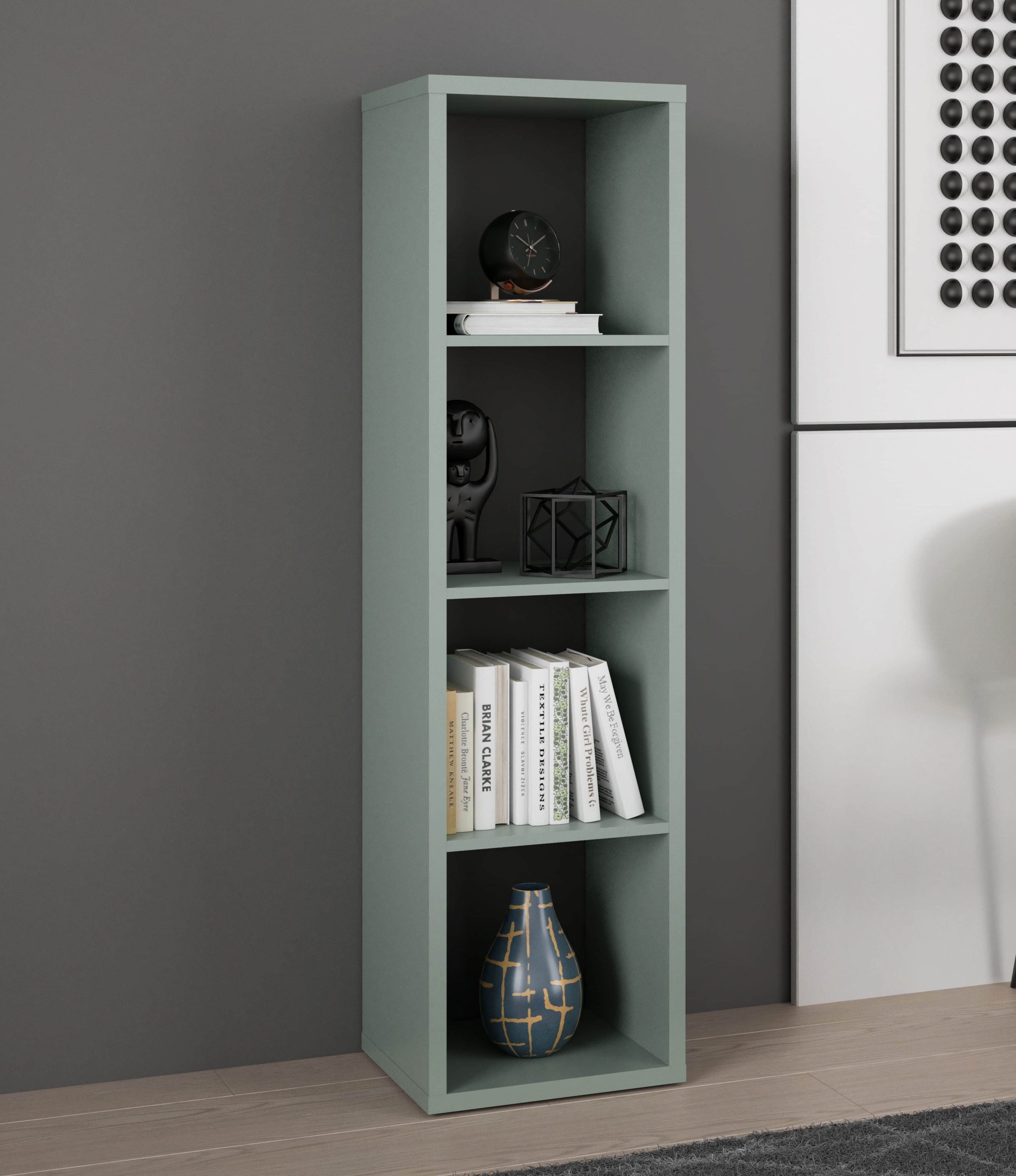 Regale FORTE FORTE Mauro Bookshelf | Artisan Oak Storage Solution | Modern & Durable Design salbei