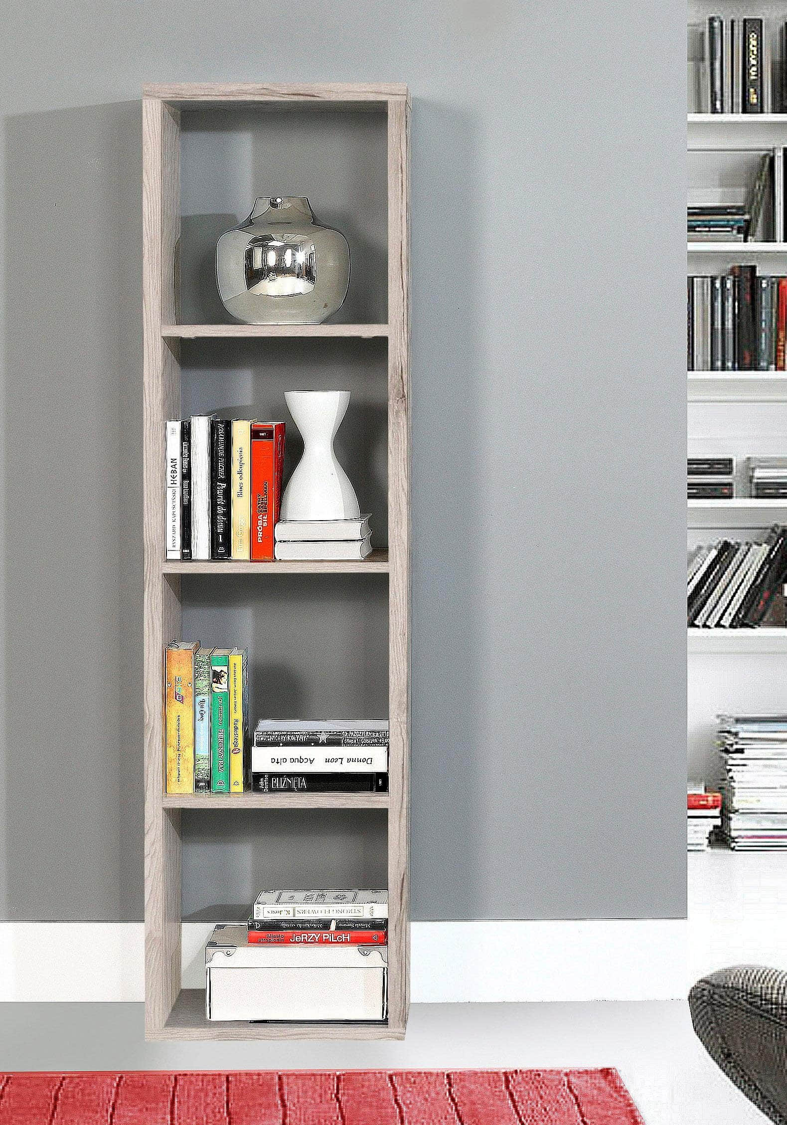 FORTE Mauro Bookshelf | Artisan Oak Storage Solution | Modern & Durable Design sandeichef FORTE Regale