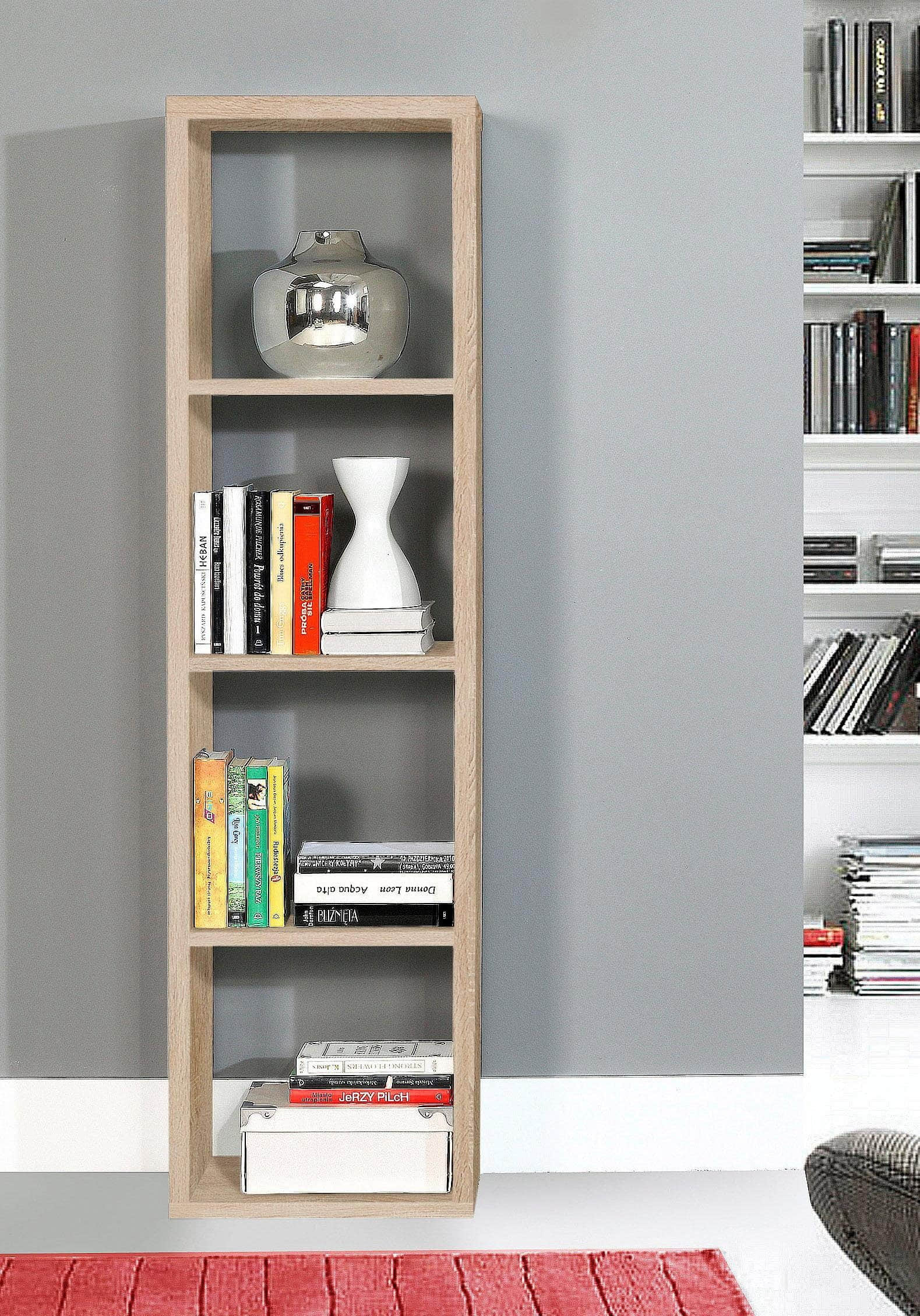 FORTE Mauro Bookshelf | Artisan Oak Storage Solution | Modern & Durable Design sonoma Eiche FORTE Regale