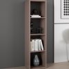 FORTE Regale FORTE Mauro Bookshelf | Artisan Oak Storage Solution | Modern & Durable Design terracotta