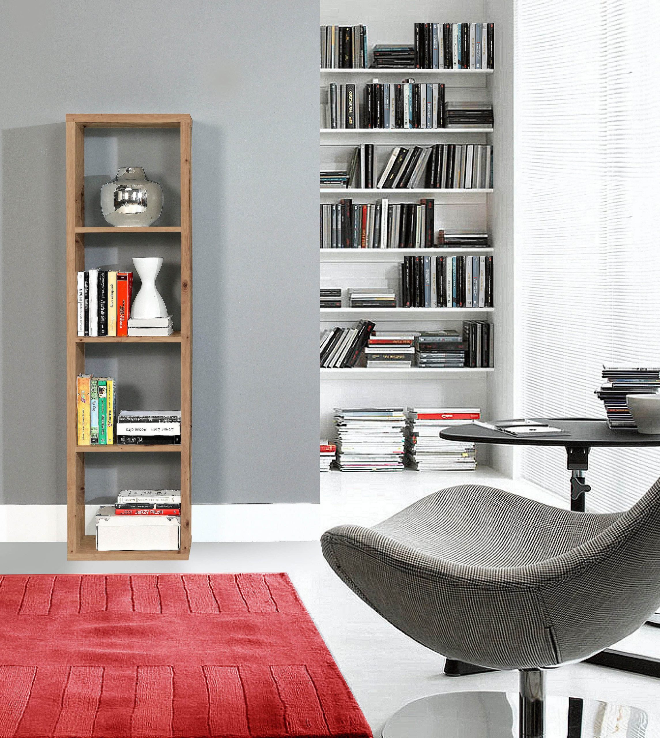 FORTE Mauro Bookshelf | Artisan Oak Storage Solution | Modern & Durable Design artisan ei Regale FORTE