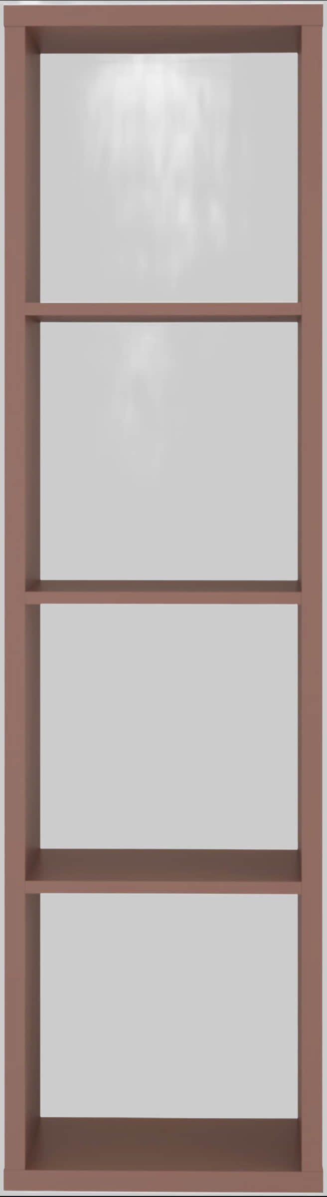 FORTE Regale FORTE Mauro Bookshelf | Artisan Oak Storage Solution | Modern & Durable Design terracotta