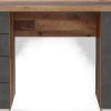 Kinderzimmer FORTE FORTE Schreibtisch »Netta« 145 cm mit Schubladen - Moderner Bürotisch in Holzoptik für Homeoffice & Arbeitszimmer Old Wood V