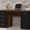Kinderzimmer FORTE FORTE Schreibtisch »Netta« 145 cm mit Schubladen - Moderner Bürotisch in Holzoptik für Homeoffice & Arbeitszimmer Schlammeic