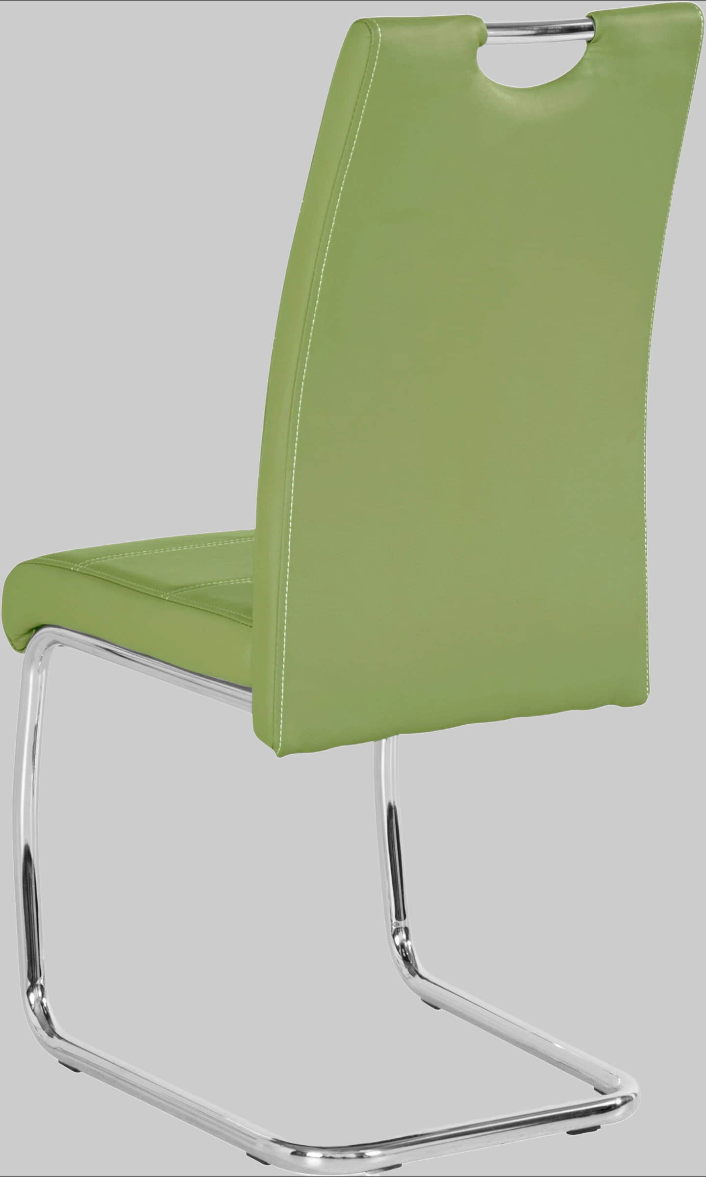 HELA Freischwinger FLORA S 2er Set - Vintage Anthracite Dining Chairs with Chrome Frame | 120kg Capacity Grün HELA Stühle