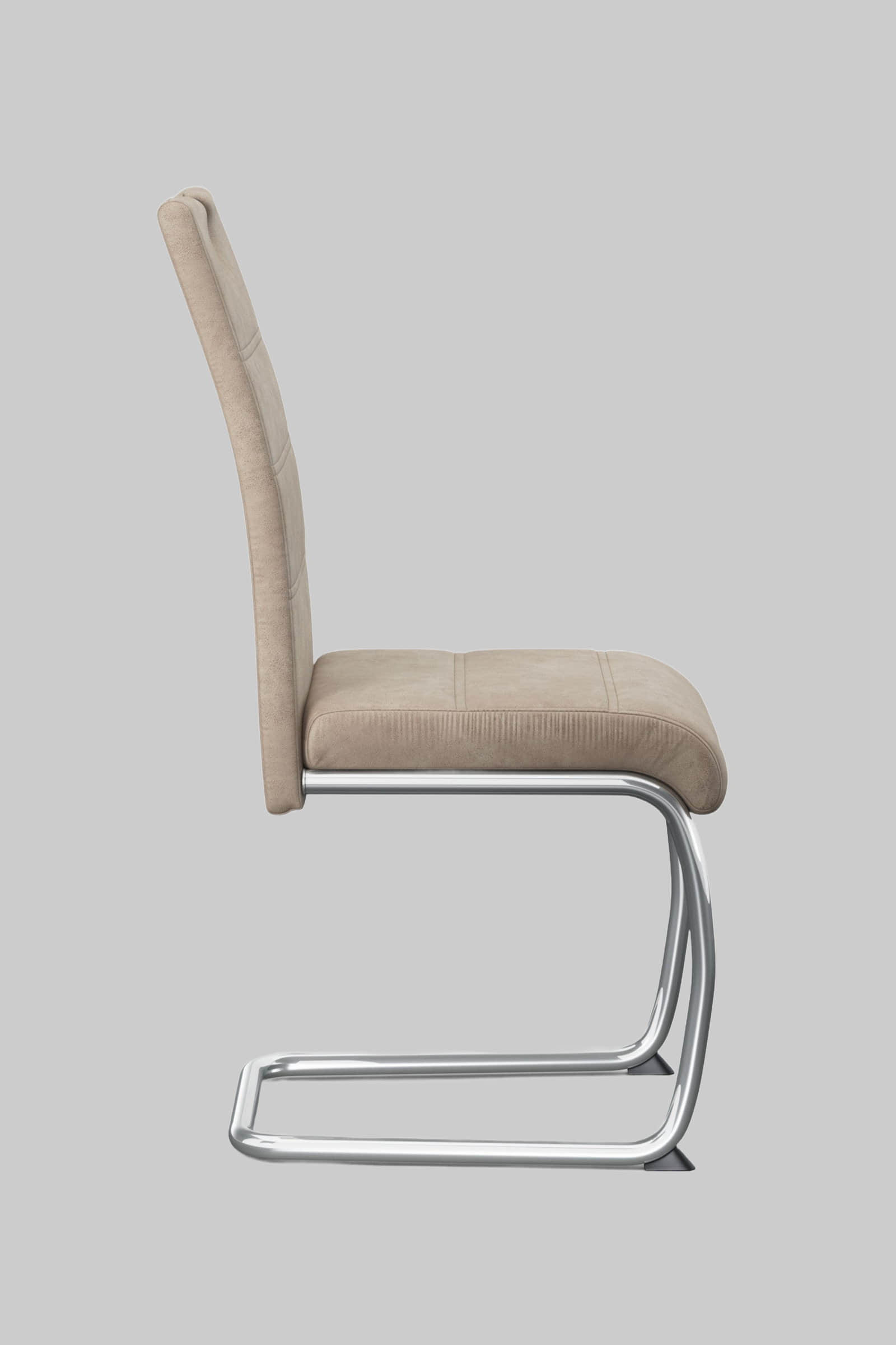 HELA Freischwinger FLORA S 2er Set - Vintage Anthracite Dining Chairs with Chrome Frame | 120kg Capacity vintage be HELA Stühle