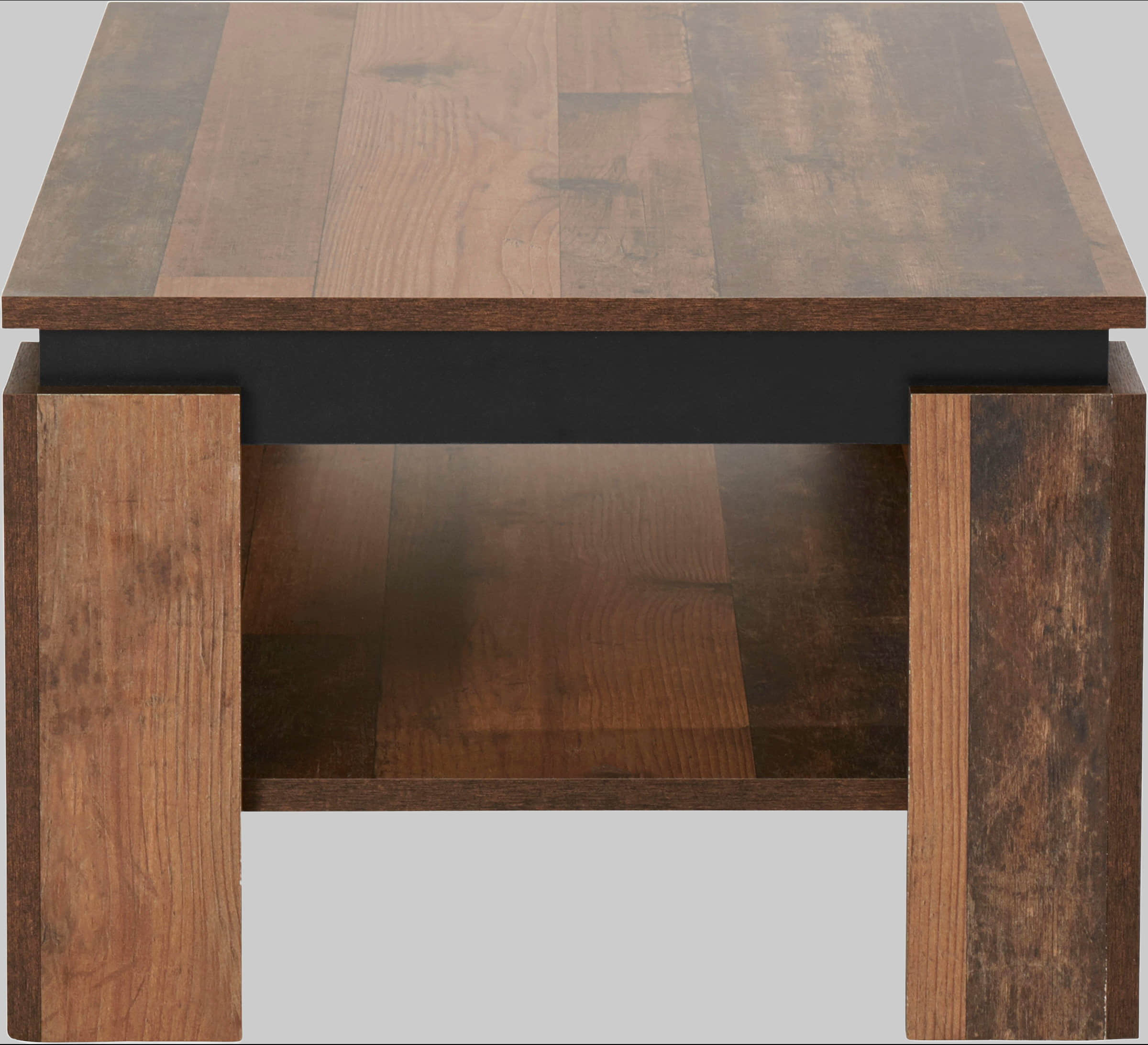 HELA HELA 'TIM' Modern Coffee Table with Storage Shelf | Square/Rectangular Design | Durable Wood Composite | Scratch-Resistant Surface Oldwood/sc Tische