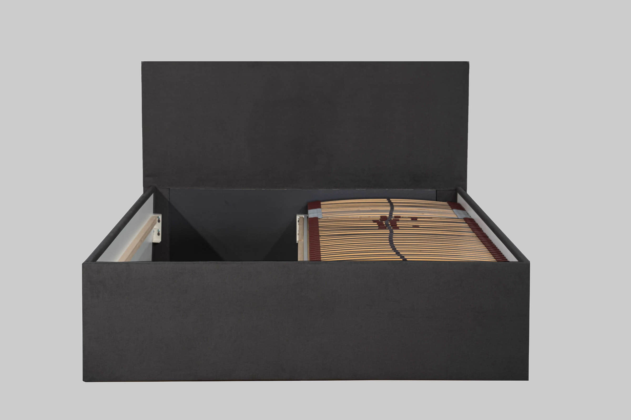 Betten Halmon Schlafkomfort Betten Halmon Schlafkomfort Polsterbett Gent – Modernes Design mit Stauraum | 6 Größen & 8 Farben | Inkl. Lattenrost bei Matratze | Made in Germany Anthrazit