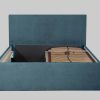 Halmon Schlafkomfort Betten Betten Halmon Schlafkomfort Polsterbett Gent – Modernes Design mit Stauraum | 6 Größen & 8 Farben | Inkl. Lattenrost bei Matratze | Made in Germany Blau
