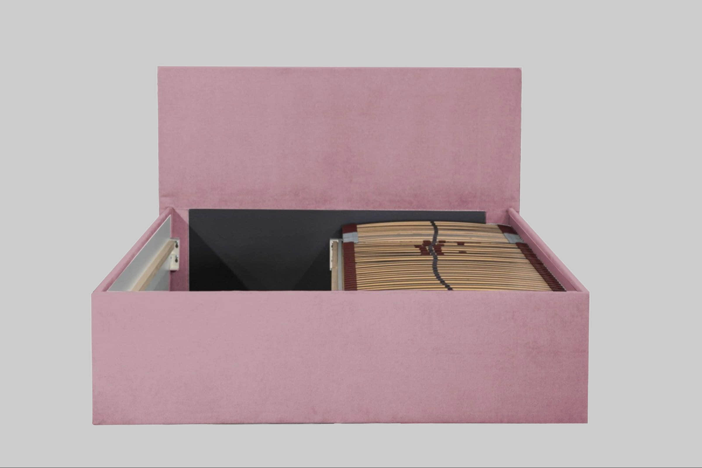 Halmon Schlafkomfort Polsterbett Gent – Modernes Design mit Stauraum | 6 Größen & 8 Farben | Inkl. Lattenrost bei Matratze | Made in Germany Rose Betten Halmon Schlafkomfort Betten