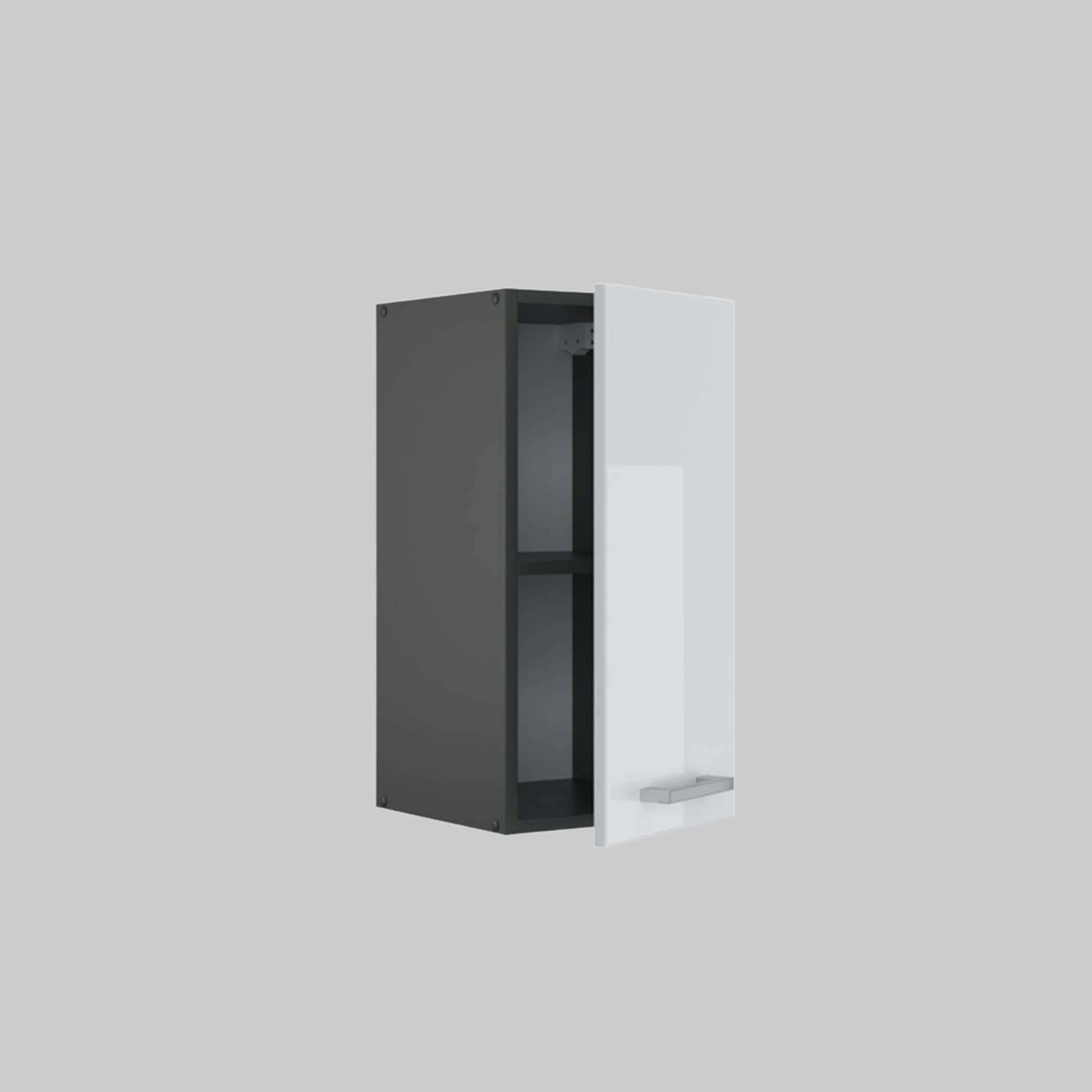 Schränke Vicco Hängeschrank R-Line Anthrazit 20 cm | Vicco | Hochwertiger Küchenoberschrank mit Melaminharzbeschichtung | 20x60x29 cm Weiß Hochg