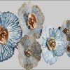 Home affaire 7-Piece Metal Floral Wall Art Set - Antique Finish 3D Flower Decor for Living Room, Bedroom & Entryway Home affaire Dekoration