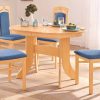 Home affaire Anthony Dining Chairs (Set of 2) - Solid Wood Chairs with Decorative Carvings & Microfiber Upholstery for Elegant Dining Spaces blau Stühle Home affaire