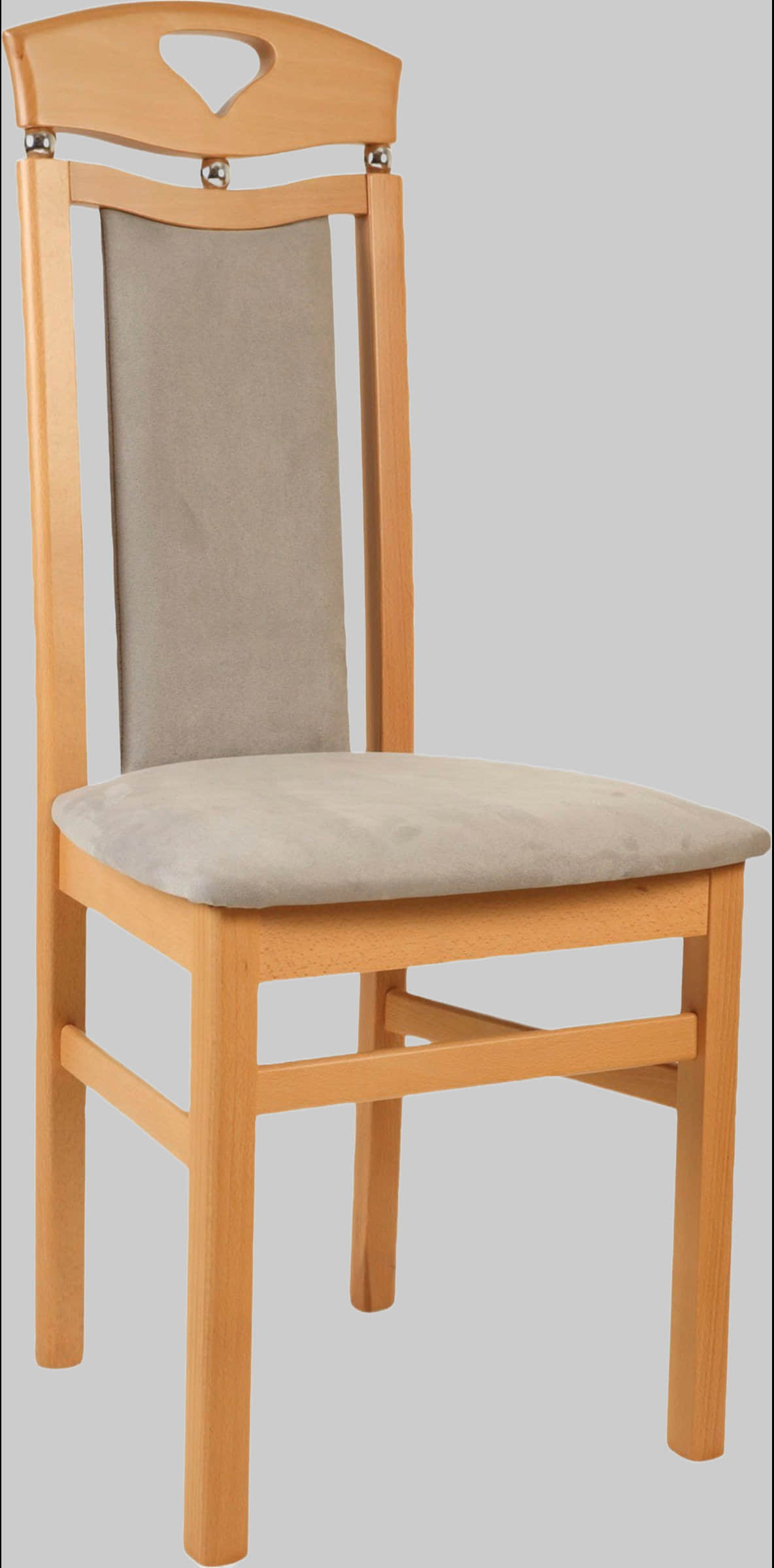 Home affaire Berta Dining Chairs Set of 2 - Solid Beech Wood Frame with Premium Microfiber Upholstery in Gray | Timeless Kitchen & Dining Room Furniture Grau Home affaire Stühle