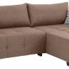 Home affaire Ecksofa »Bella L-Form« mit Steppung – Wahlweise Bettfunktion & Bettkasten | Hochwertiges Design & Komfort macchiato Sofas Home affaire