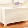 Home affaire Sitzbänke Home affaire 'Finca' Solid Pine Storage Bench with Cushion | Rustic Country Style Seating & Hidden Storage Compartment weiß