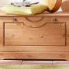 Home affaire Home affaire 'Klera' Solid Pine Shoe Cabinet with Bench - 81cm Wide, FSC®-Certified Rustic Shoe Storage Solution natur Schränke