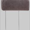 Home affaire Home affaire Kopfstütze »Palmera« 2er-Set – Ergonomische Nackenstütze mit verstellbarem Klettverschluss & hochwertigem Bezug für Sofas und Sessel anthrazit Kopfstützen