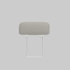 Kopfstützen Home affaire Home affaire Kopfstütze »Palmera« 2er-Set – Ergonomische Nackenstütze mit verstellbarem Klettverschluss & hochwertigem Bezug für Sofas und Sessel lightgrey