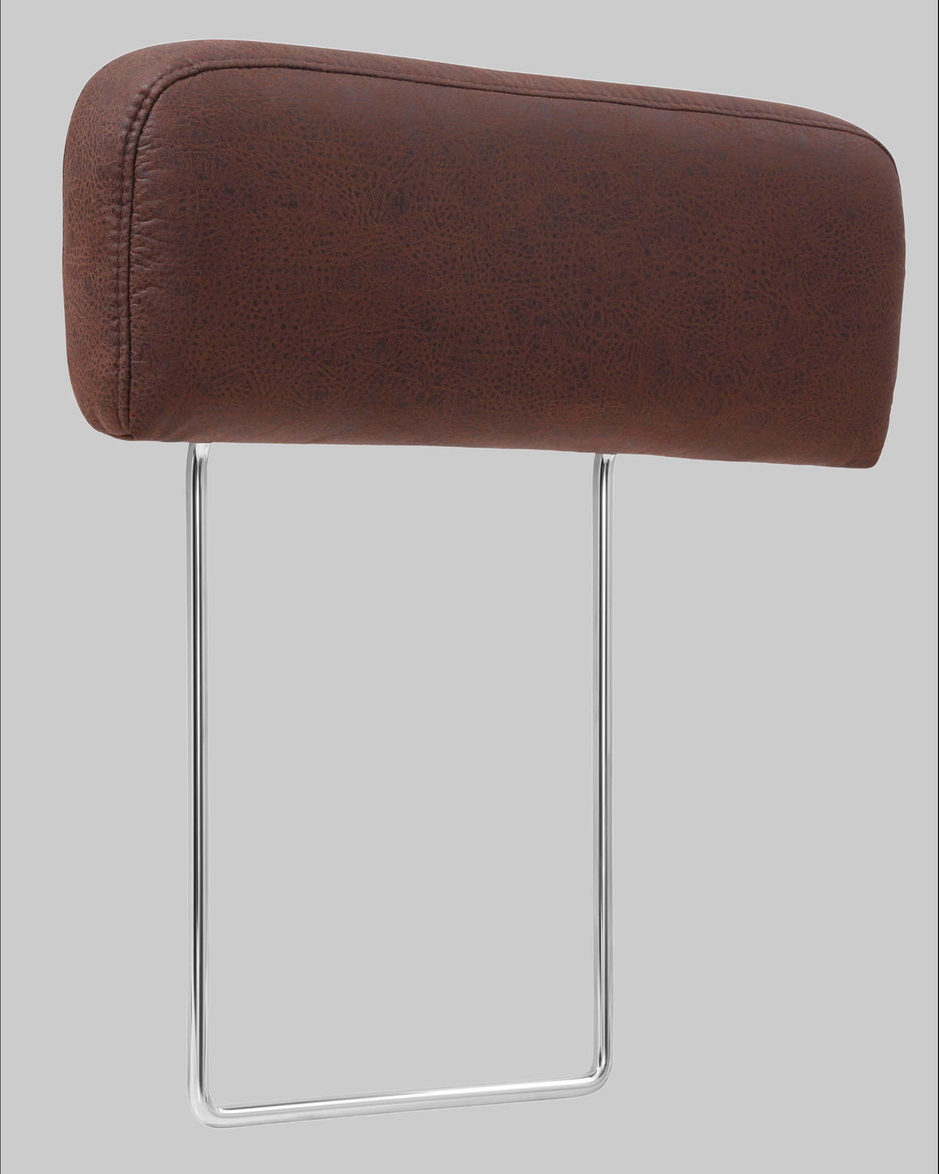Home affaire Kopfstützen Home affaire Kopfstütze »Palmera« 2er-Set – Ergonomische Nackenstütze mit verstellbarem Klettverschluss & hochwertigem Bezug für Sofas und Sessel dunkelbraun