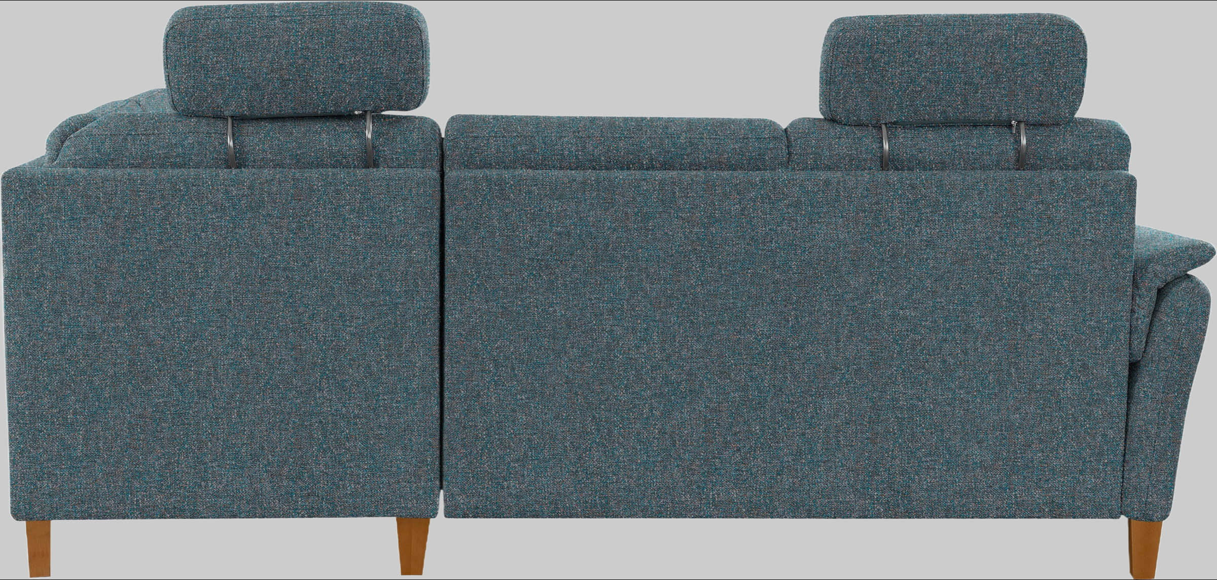 Home affaire Home affaire Kopfstütze »Palmera« 2er-Set – Ergonomische Nackenstütze mit verstellbarem Klettverschluss & hochwertigem Bezug für Sofas und Sessel blaugrau Kopfstützen