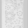 Aufbewahrung Home affaire Home affaire Landhaus Schlüsselkasten mit Leinenkissen – Stilvoller Schlüsselorganizer aus MDF mit floralen Motiven (25 x 38 cm)