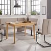 Home affaire 'Oliver' Corner Bench with Metal Frame | Cord Upholstery Kitchen/Dining Bench | Left-Hand Extended Design | OTTO's Choice beige Home affaire Sitzbänke
