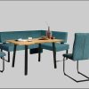 Home affaire Sitzbänke Home affaire 'Oliver' Corner Bench with Metal Frame | Cord Upholstery Kitchen/Dining Bench | Left-Hand Extended Design | OTTO's Choice Blau (Cast