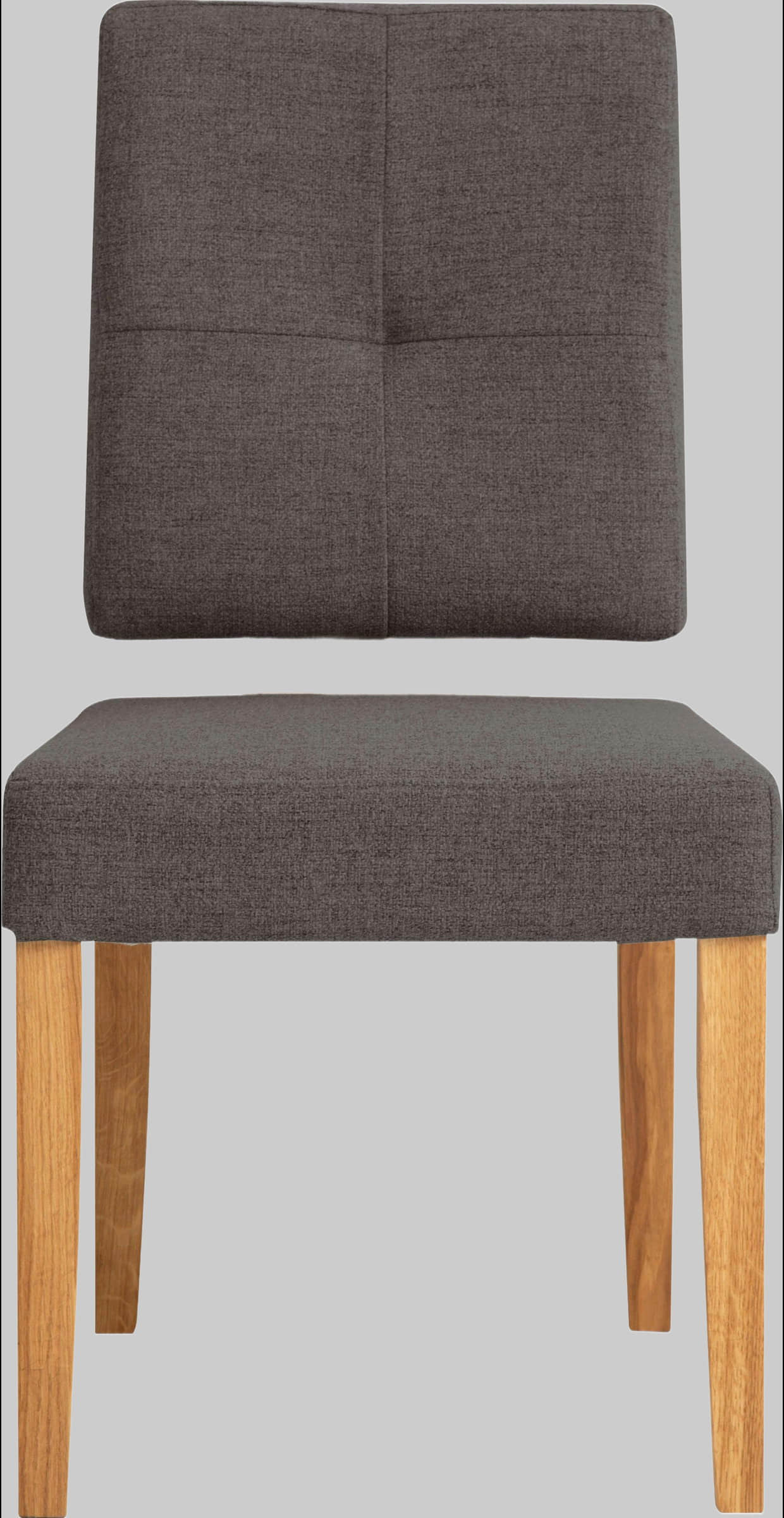 Home affaire Ponza Polsterstuhl Set (2 Stück) – Esszimmerstühle aus massiver Eiche mit Webstoffbezug | Bestseller 2025 braun Stühle Home affaire