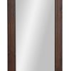 Dekoration Home affaire Home affaire 'Rustic' Mirror with FSC®-Certified Solid Pine Frame - 46x164cm Farmhouse Style Wall Mirror dunkelbraun